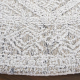 Safavieh Ebony 6'-0" x 6'-0" Rug in Taupe / Ivory