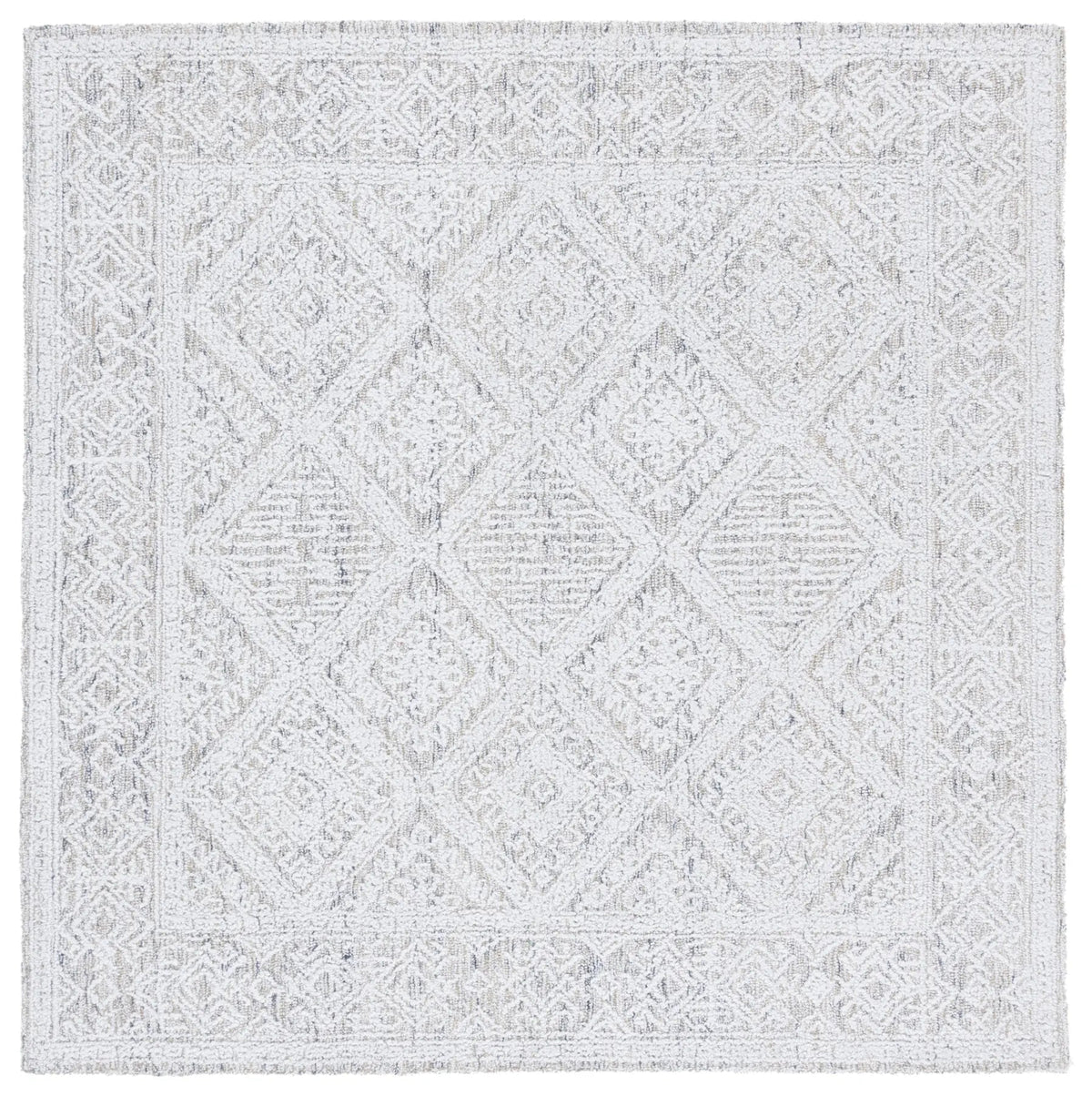 Safavieh Ebony 6'-0" x 6'-0" Rug in Taupe / Ivory