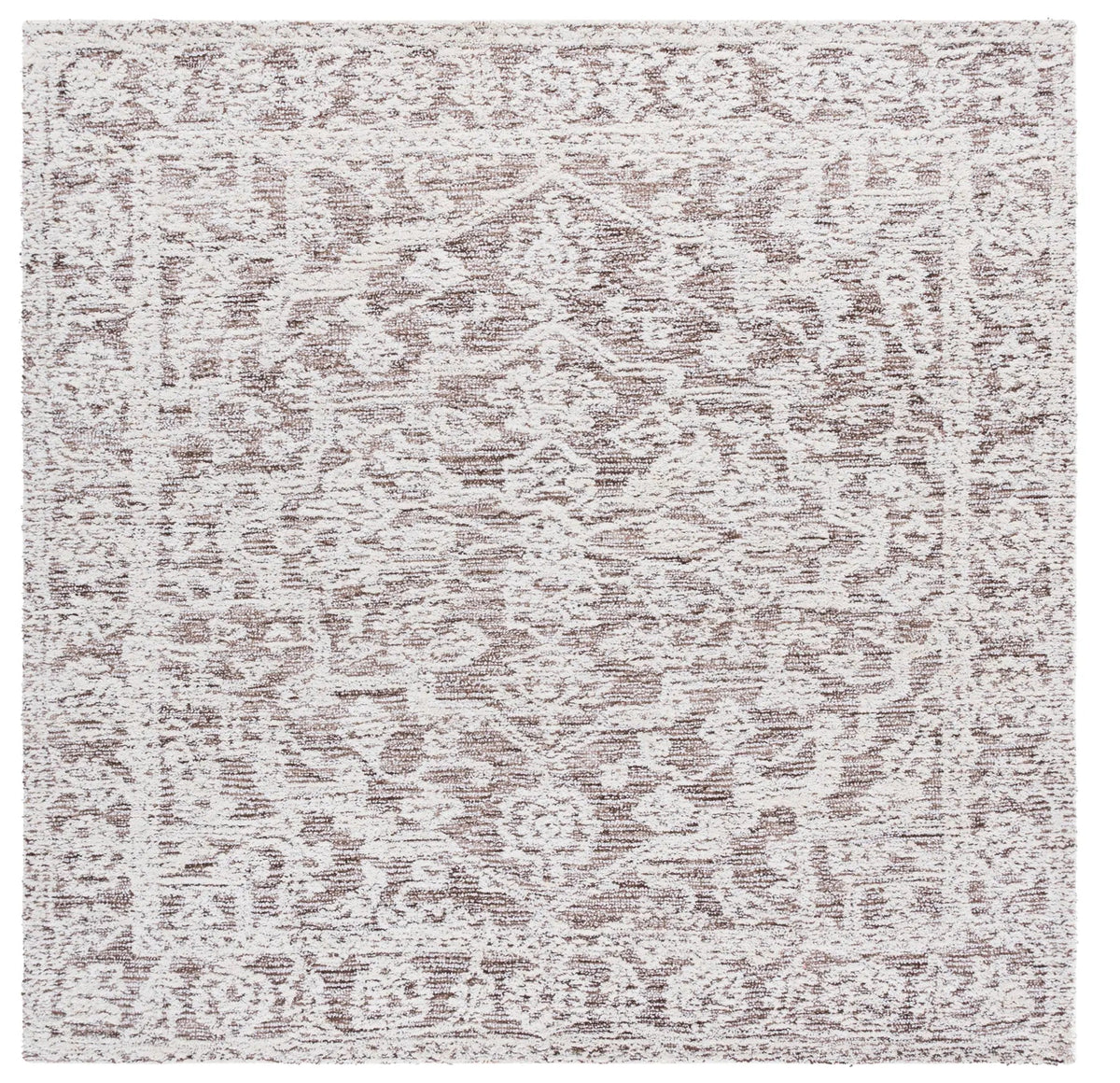 Safavieh Ebony 6'-0" x 6'-0" Rug in Ivory / Brown