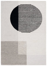 Safavieh Ebony 4'-0" x 6'-0" Rug in Black / Ivory