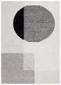 Safavieh Ebony 4'-0" x 6'-0" Rug in Black / Ivory