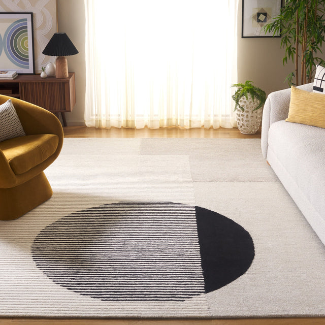 Safavieh Ebony Ebn252Z Black/Ivory Rug - Safavieh - ebn252z - 28