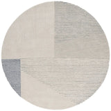 Safavieh Ebony 5'-0" x 5'-0" Rug in Beige / Grey