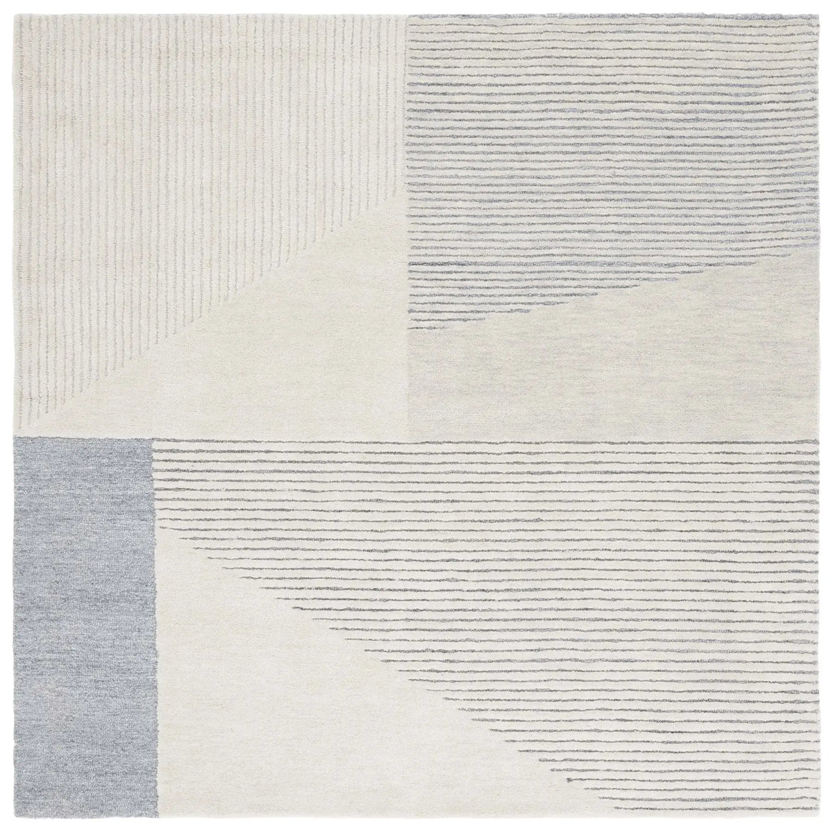 Safavieh Ebony 5'-0" x 5'-0" Rug in Beige / Grey