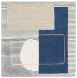 Safavieh Ebony 5'-0" x 5'-0" Rug in Beige / Blue