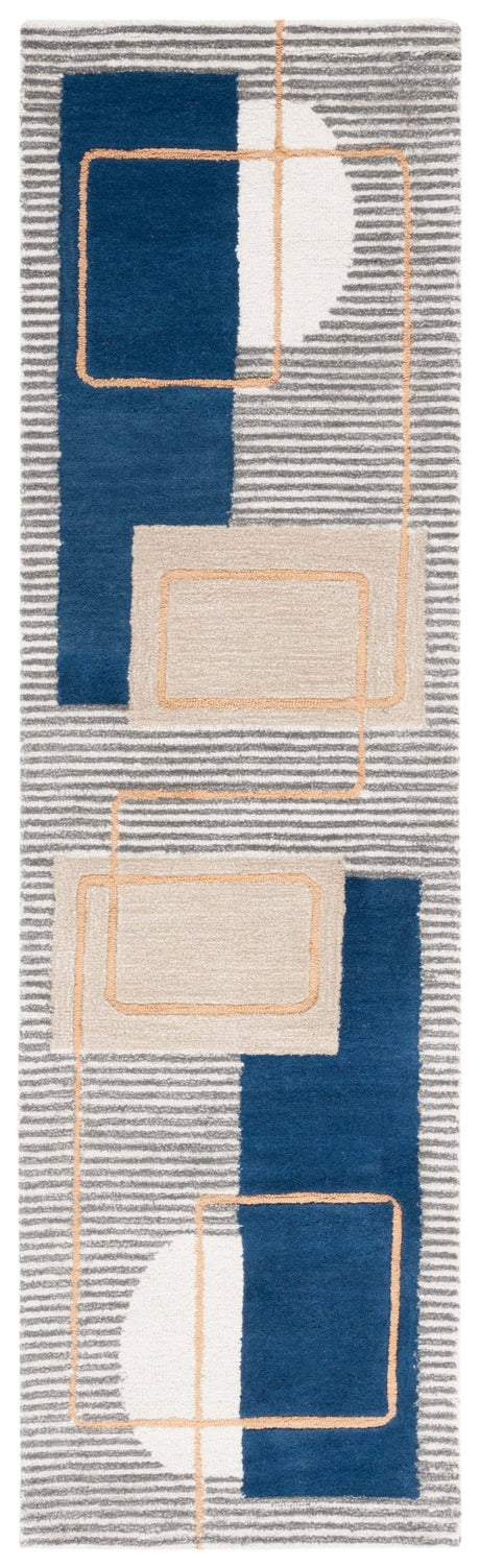 Safavieh Ebony Ebn254M Beige/Blue Rug - Safavieh - ebn254m - 28