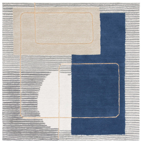 Safavieh Ebony Ebn254M Beige/Blue Rug - Safavieh - ebn254m - 28