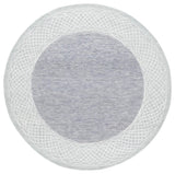 Safavieh Ebony 6'-0" x 6'-0" Rug in Grey / Ivory