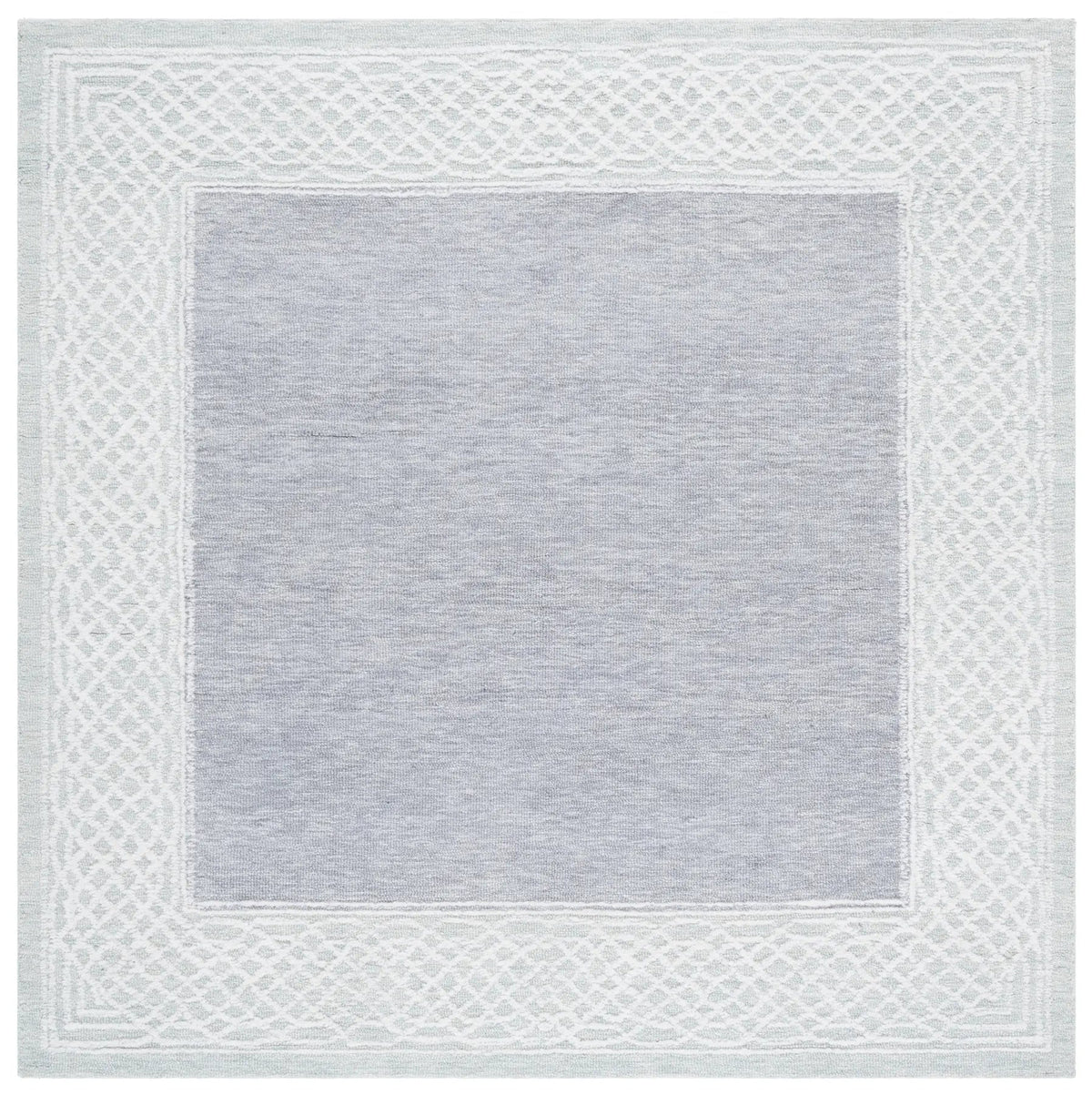 Safavieh Ebony 6'-0" x 6'-0" Rug in Grey / Ivory
