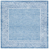 Safavieh Ebony 6'-0" x 6'-0" Rug in Blue / Ivory