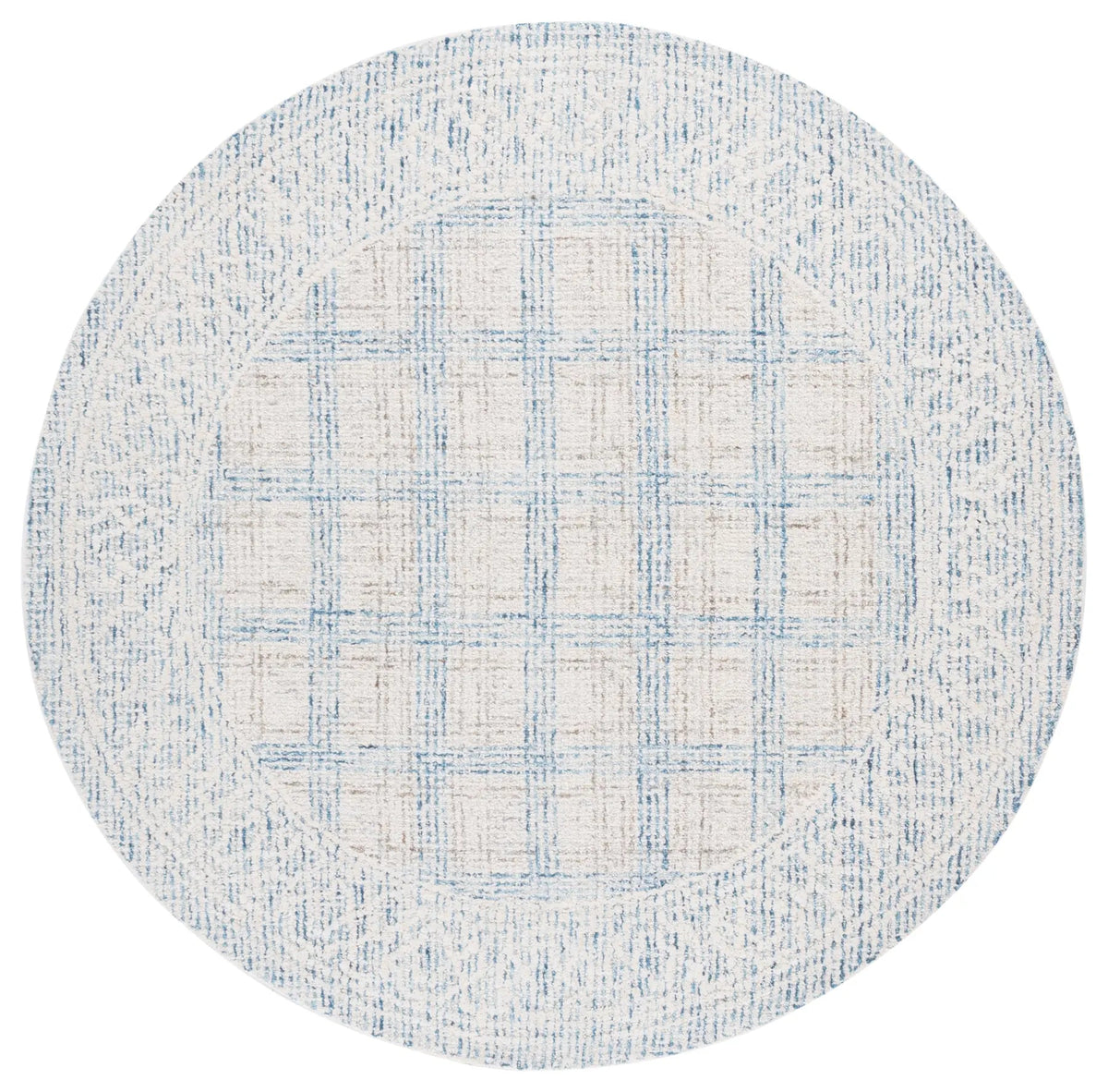 Safavieh Ebony 6'-0" x 6'-0" Rug in Ivory / Blue