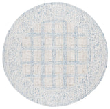 Safavieh Ebony 6'-0" x 6'-0" Rug in Ivory / Blue