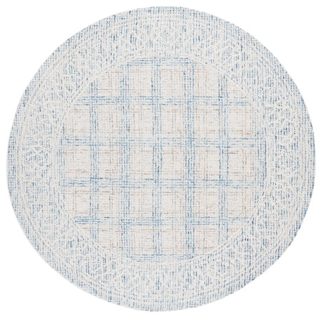 Safavieh Ebony 6'-0" x 6'-0" Rug in Ivory / Blue