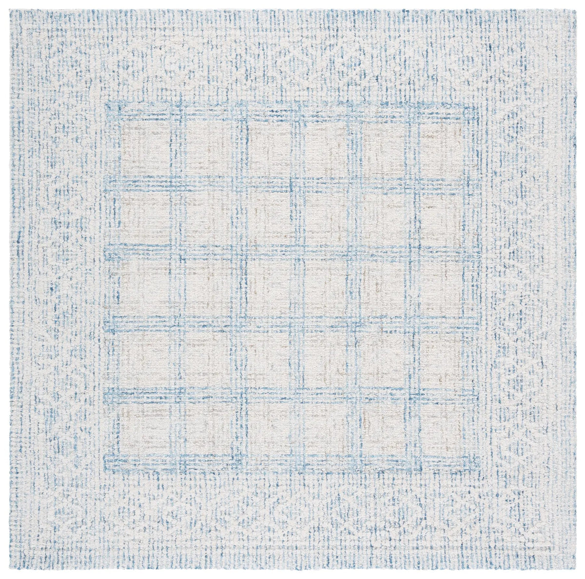 Safavieh Ebony 6'-0" x 6'-0" Rug in Ivory / Blue