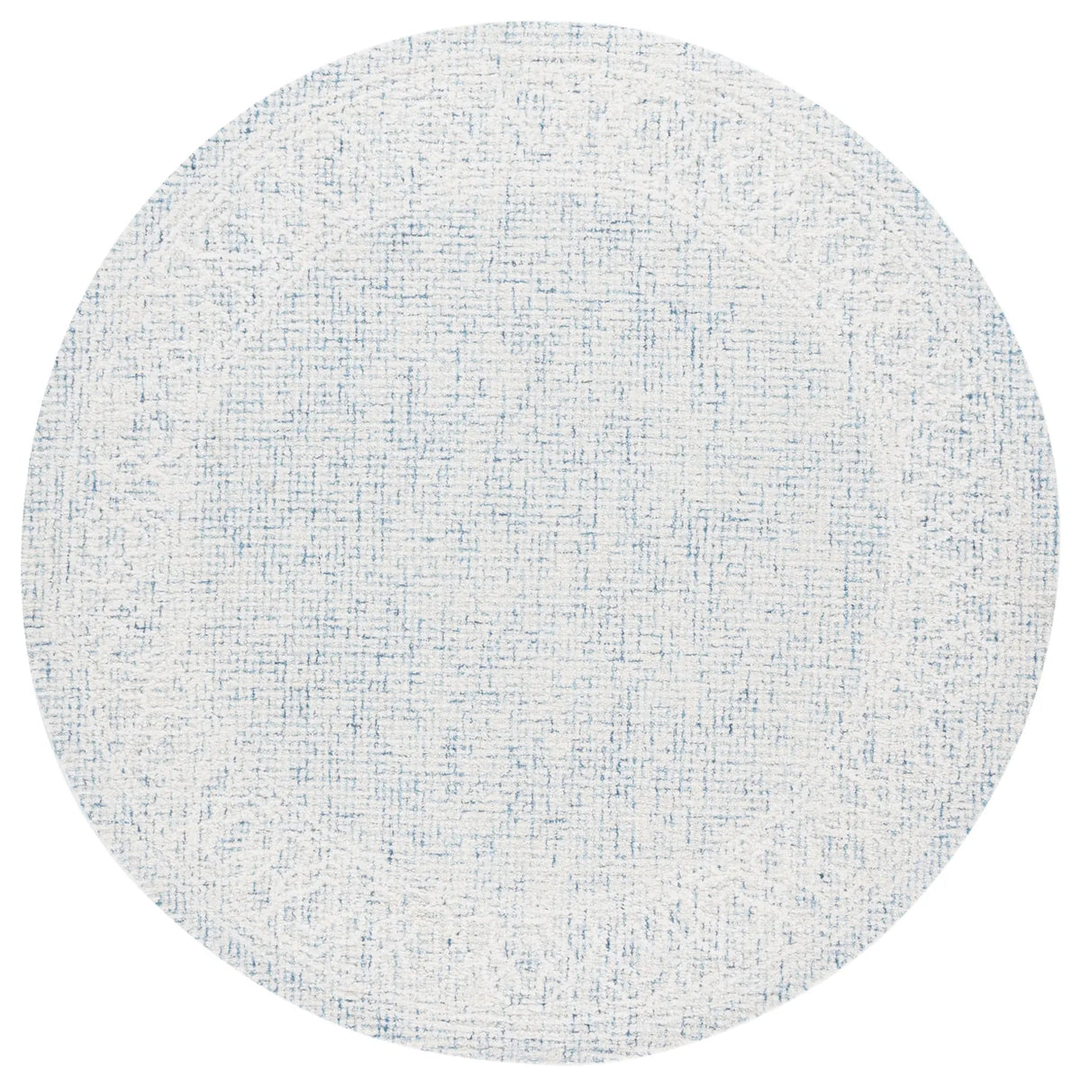 Safavieh Ebony 6'-0" x 6'-0" Rug in Blue / Ivory