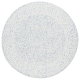 Safavieh Ebony 6'-0" x 6'-0" Rug in Blue / Ivory