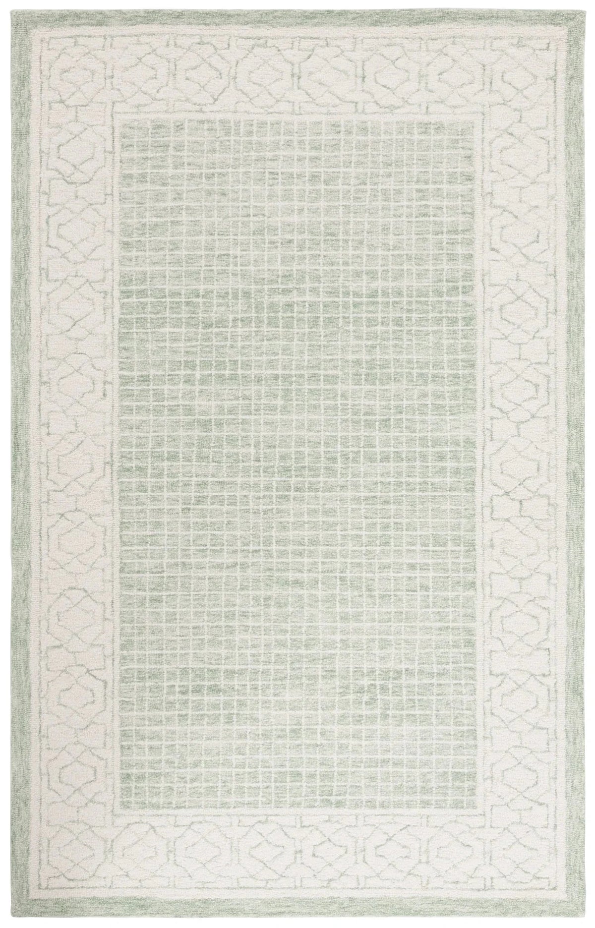 Safavieh Ebony 4'-0" x 6'-0" Rug in Green / Ivory