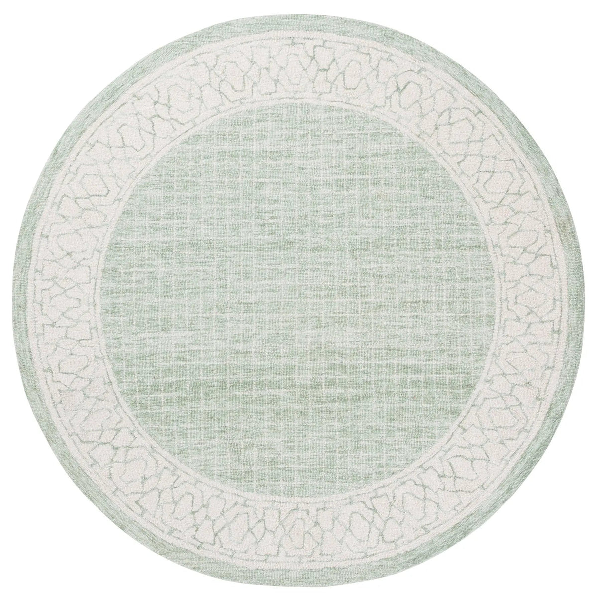 Safavieh Ebony 6'-0" x 6'-0" Rug in Green / Ivory