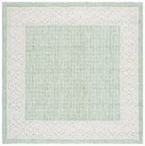Safavieh Ebony 6'-0" x 6'-0" Rug in Green / Ivory