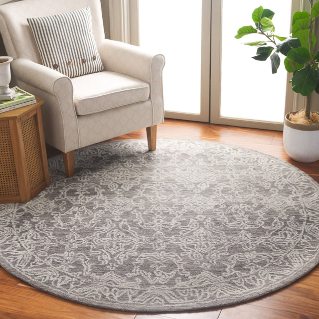 Safavieh Ebony Ebn302F Ivory/Grey Rug - Safavieh - ebn302f - 6r