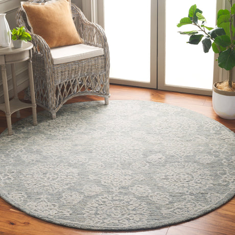 Safavieh Ebony Ebn305G Ivory/Light Grey Rug - Safavieh - ebn305g - 6r