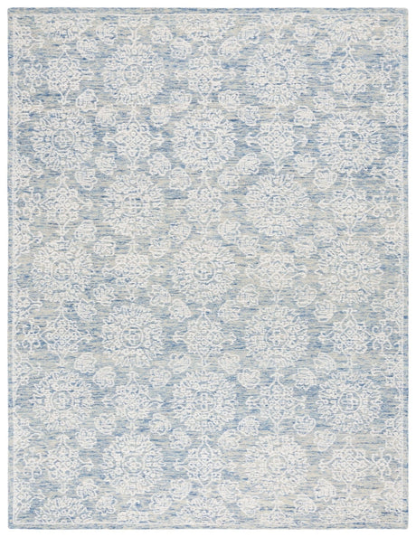 Safavieh Ebony Ebn305M Ivory/Blue Rug - Safavieh - ebn305m - 6r