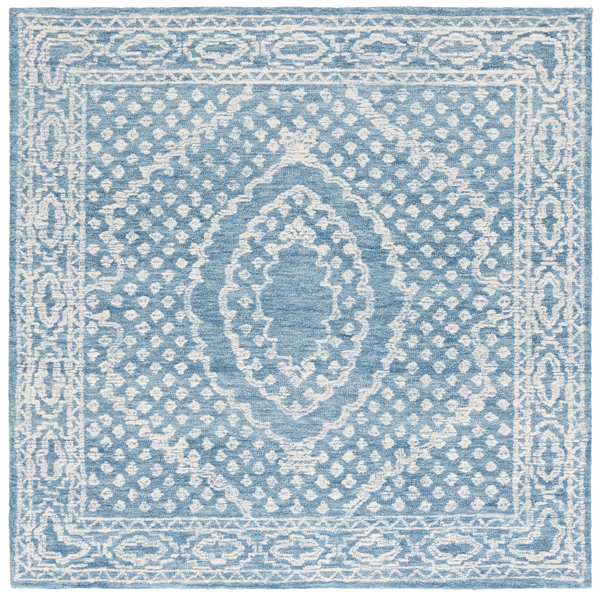 Safavieh Ebony Ebn306N Ivory/Navy Rug - Safavieh - ebn306n - 6r