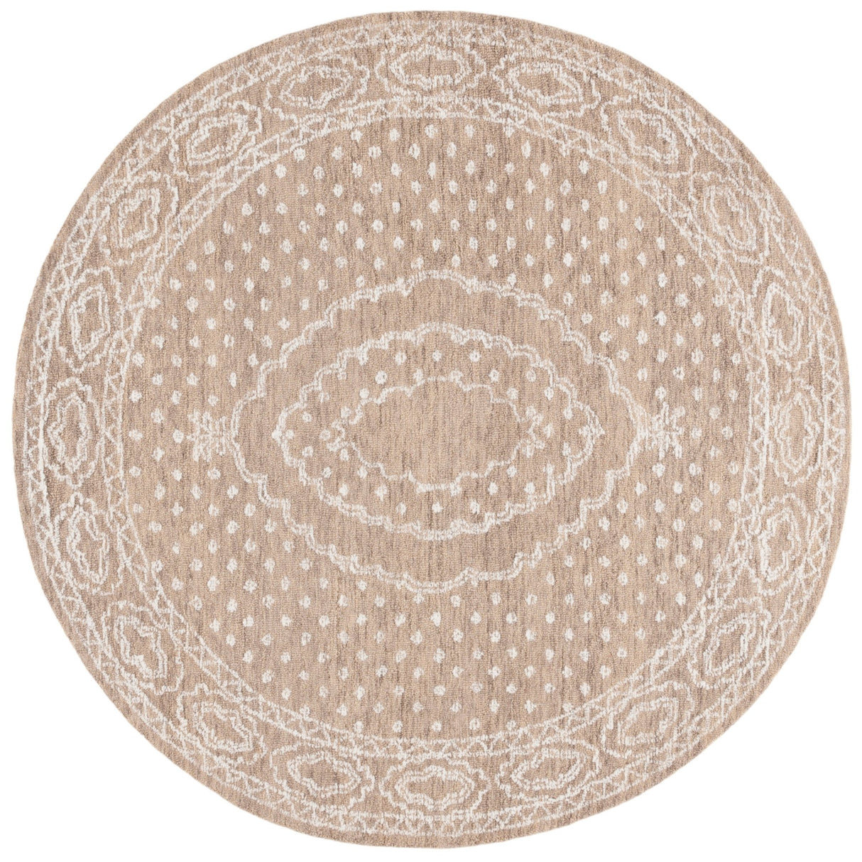 Safavieh Ebony Ebn306T Ivory/Brown Rug - Safavieh - ebn306t - 6r