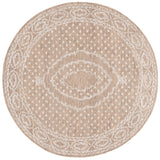Safavieh Ebony Ebn306T Ivory/Brown Rug - Safavieh - ebn306t - 6r