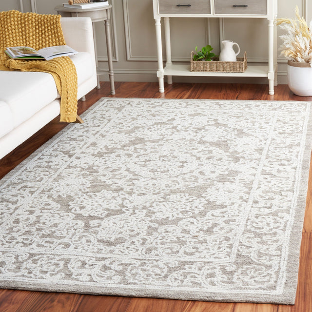 Safavieh Ebony Ebn308H Ivory/Dark Grey Rug - Safavieh - ebn308h - 3