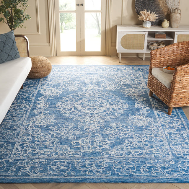 Safavieh Ebony Ebn308M Ivory/Blue Rug - Safavieh - ebn308m - 29