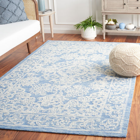 Safavieh Ebony Ebn308M Ivory/Blue Rug - Safavieh - ebn308m - 3