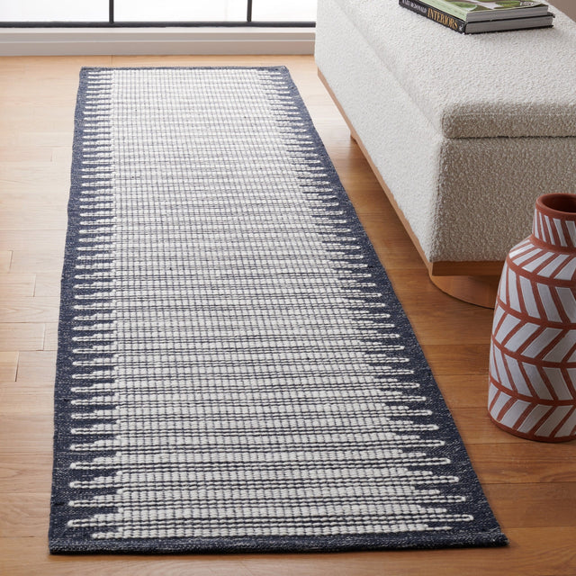 Safavieh Ebony Ebn312N Ivory/Navy Rug - Safavieh - ebn312n - 29