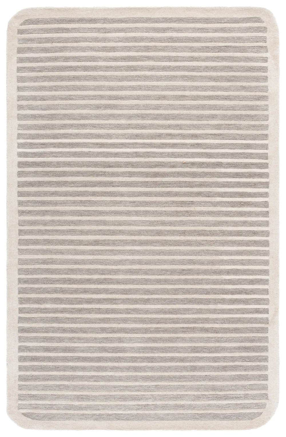 Safavieh Ebony 5'-0" x 8'-0" Rug in Grey / Ivory