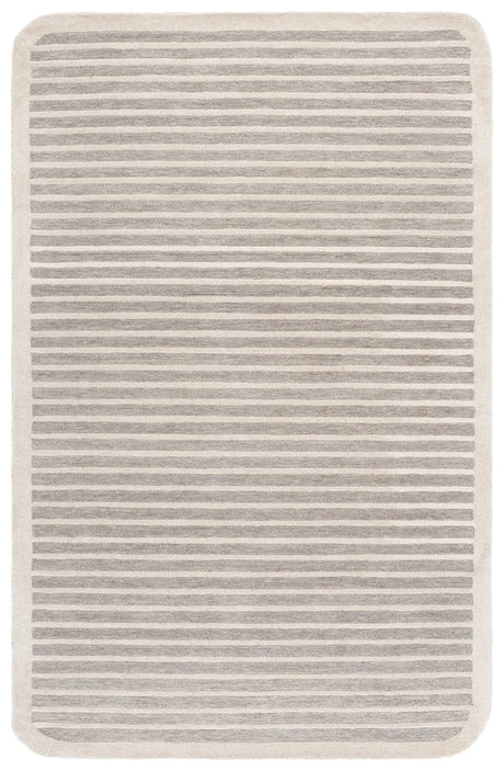 Safavieh Ebony 5'-0" x 8'-0" Rug in Grey / Ivory
