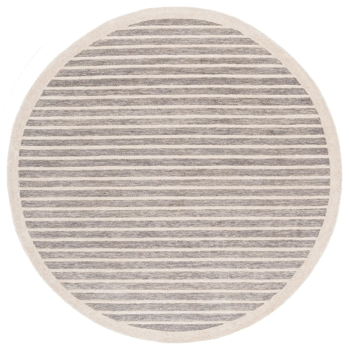 Safavieh Ebony 6'-0" x 6'-0" Rug in Grey / Ivory