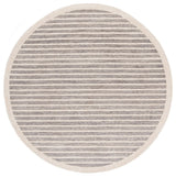 Safavieh Ebony 6'-0" x 6'-0" Rug in Grey / Ivory