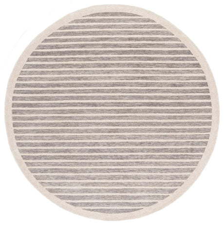Safavieh Ebony 6'-0" x 6'-0" Rug in Grey / Ivory