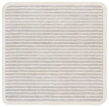 Safavieh Ebony 6'-0" x 6'-0" Rug in Grey / Ivory