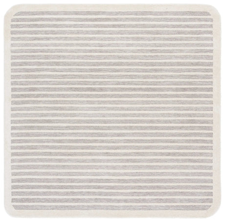 Safavieh Ebony 6'-0" x 6'-0" Rug in Grey / Ivory