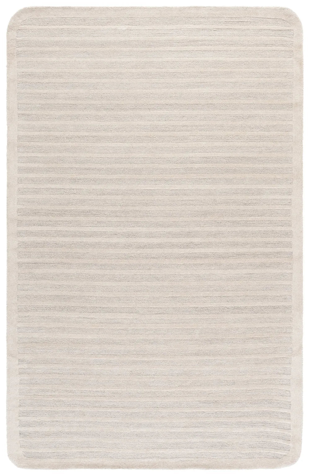 Safavieh Ebony 5'-0" x 8'-0" Rug in Silver / Ivory