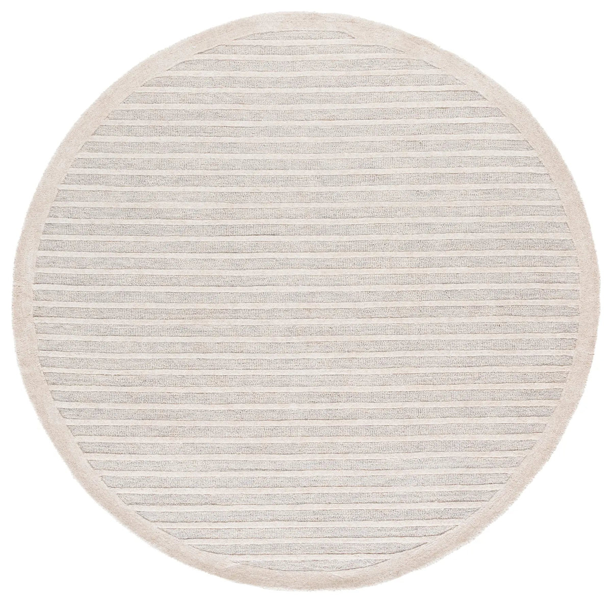 Safavieh Ebony 6'-0" x 6'-0" Rug in Silver / Ivory