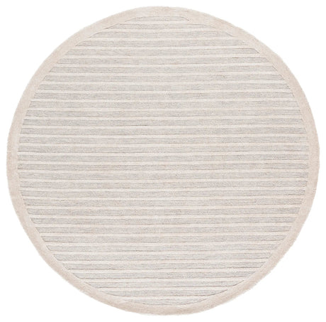 Safavieh Ebony 6'-0" x 6'-0" Rug in Silver / Ivory