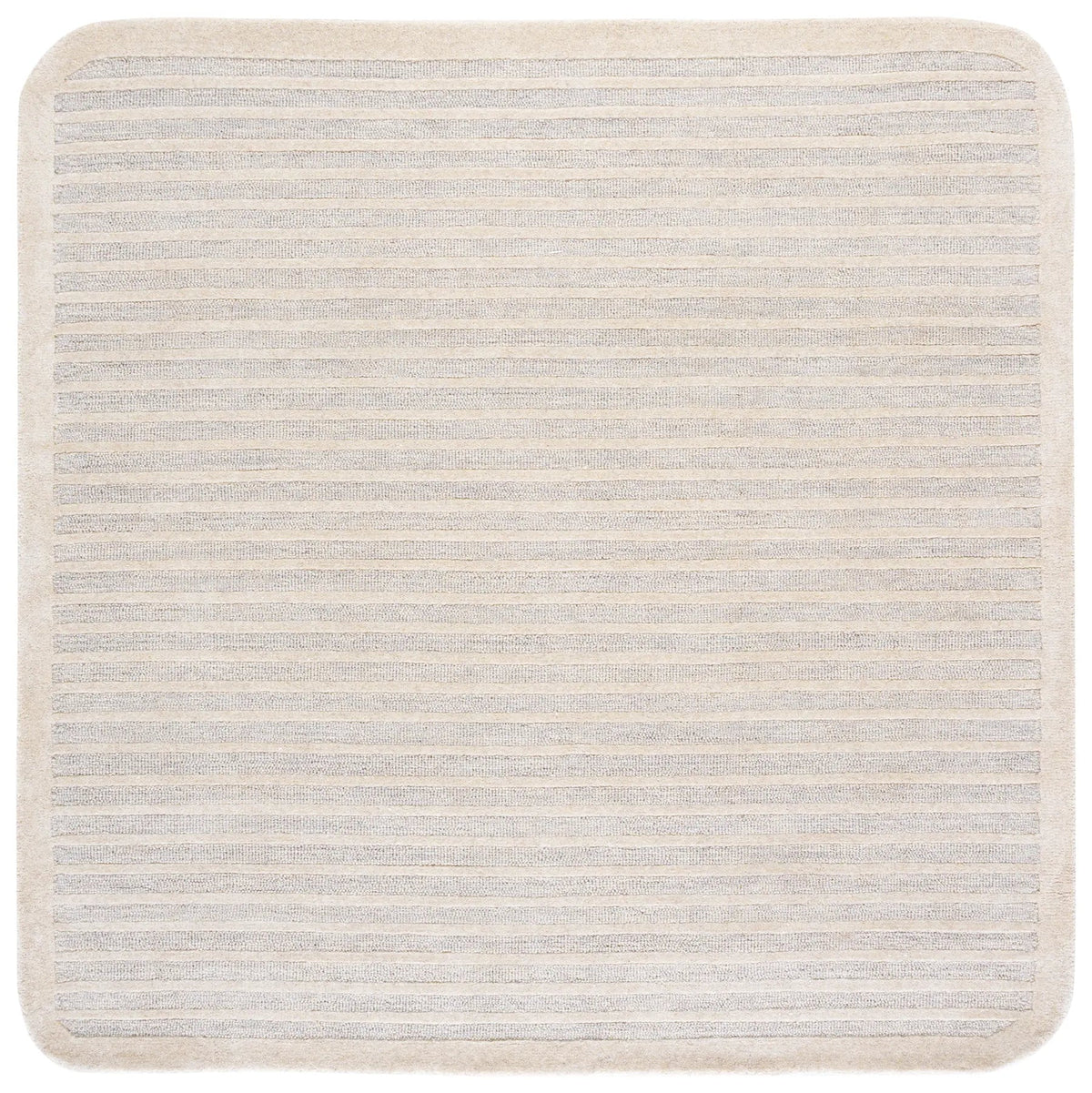 Safavieh Ebony 6'-0" x 6'-0" Rug in Silver / Ivory