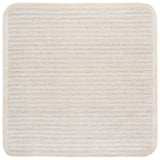 Safavieh Ebony 6'-0" x 6'-0" Rug in Silver / Ivory