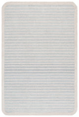Safavieh Ebony 4'-0" x 6'-0" Rug in Light Blue / Ivory