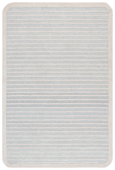 Safavieh Ebony 4'-0" x 6'-0" Rug in Light Blue / Ivory