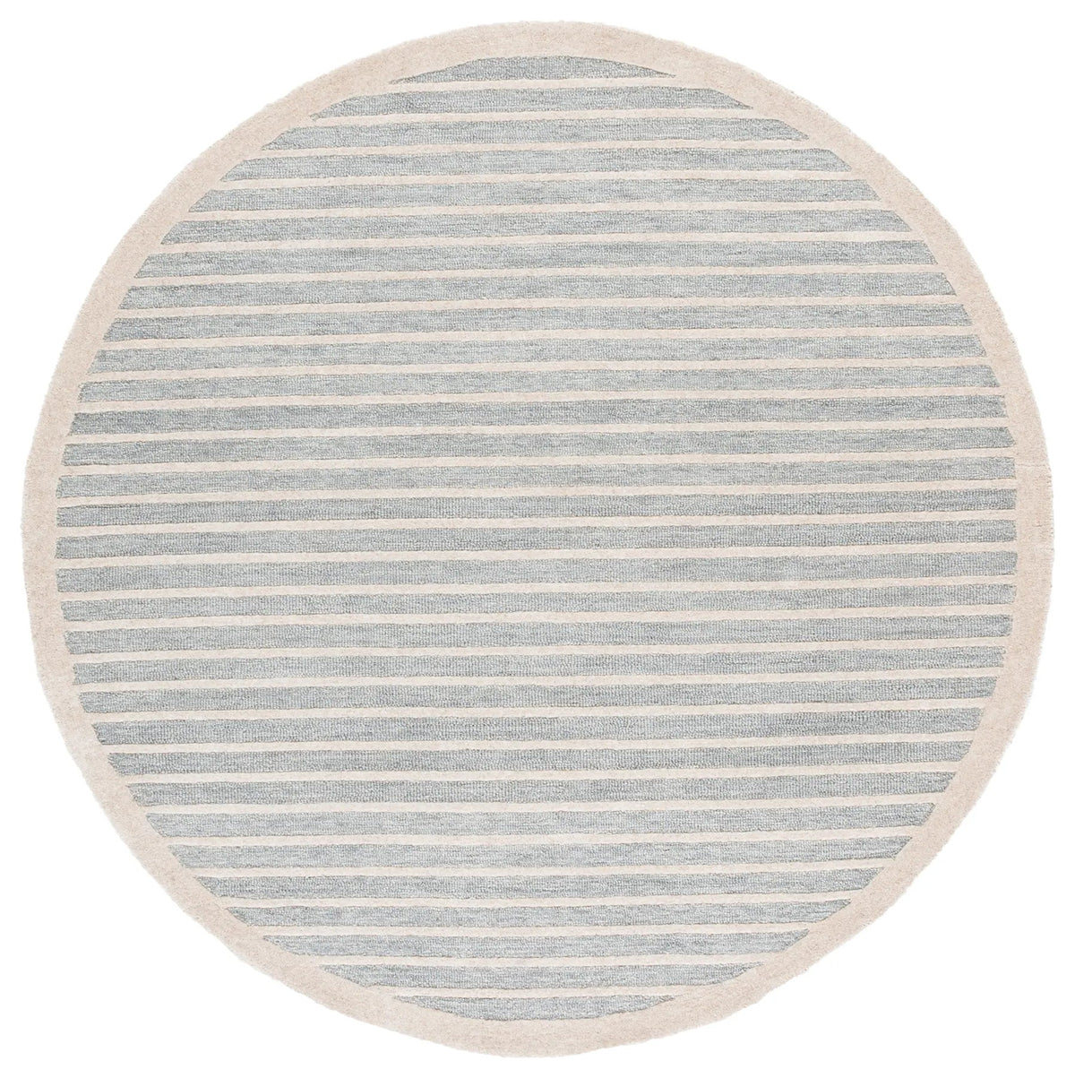 Safavieh Ebony 6'-0" x 6'-0" Rug in Light Blue / Ivory