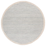 Safavieh Ebony 6'-0" x 6'-0" Rug in Light Blue / Ivory