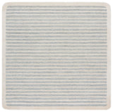 Safavieh Ebony 6'-0" x 6'-0" Rug in Light Blue / Ivory